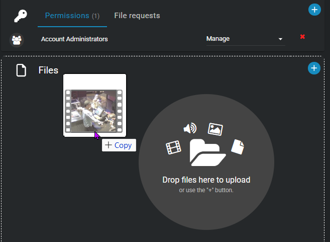 The file upload section showing a file being added.